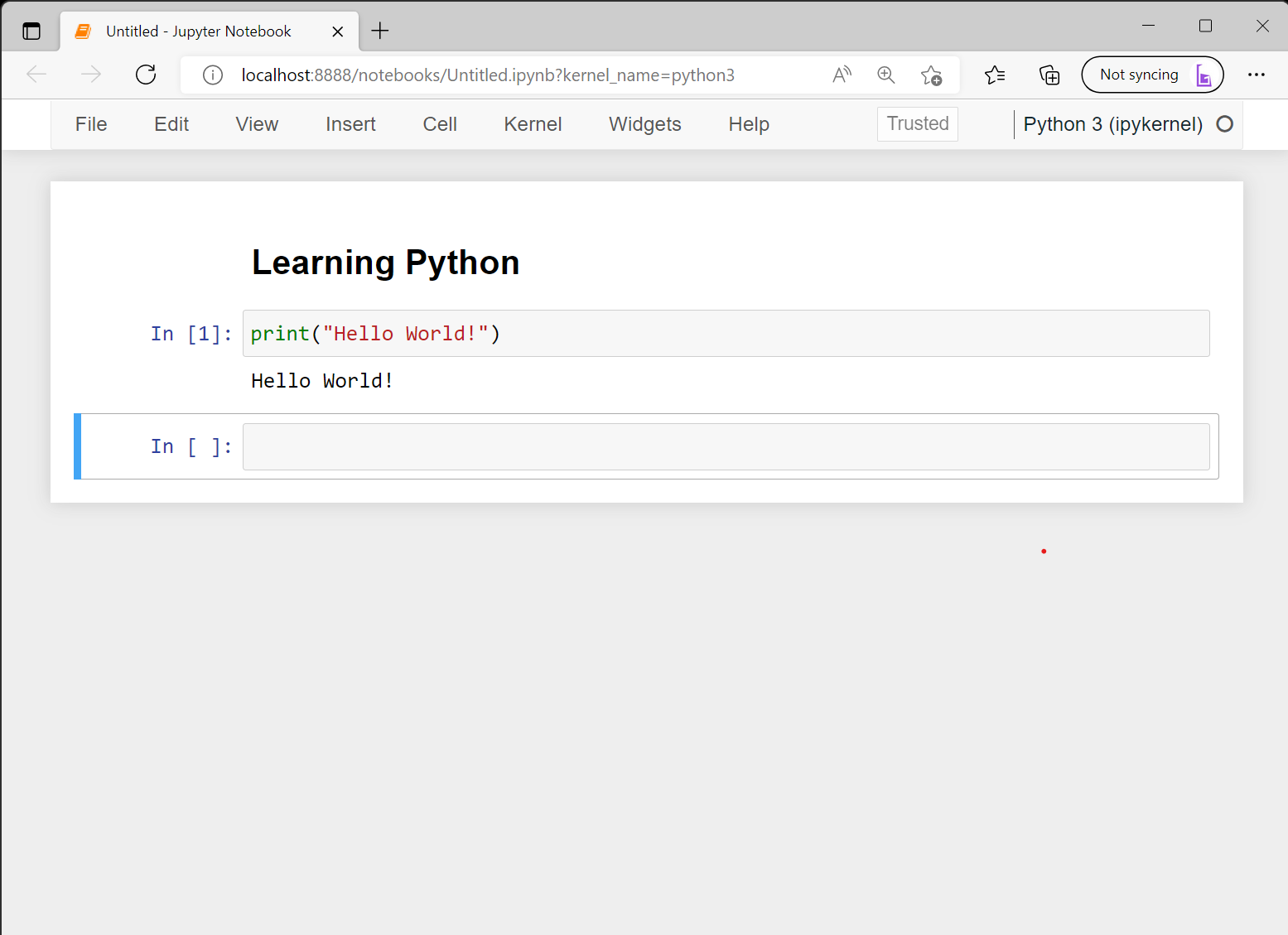 Python Book – 1 Setup